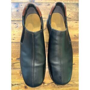 Cole Haan Men's Zeno Slip On Black Leather Loafers Size 13 M US C24673